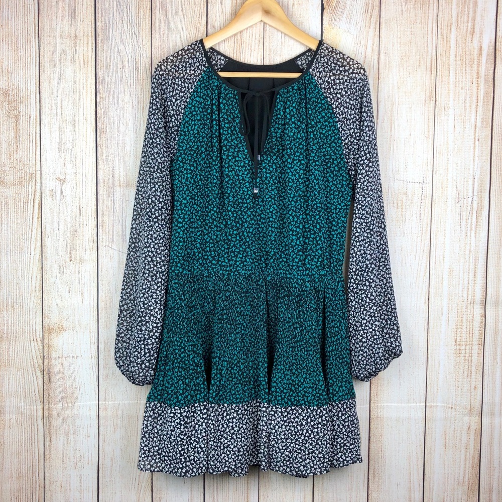 Michael Kors I Nila Split Neck Dress
